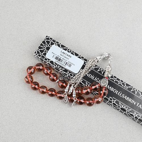 Zultanit Metal �mameli Bas�k K�re Kesim 12x13mm Tesbih