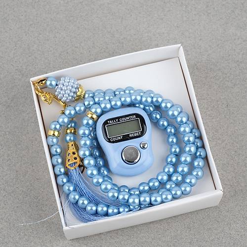 Zikirmatik Elektronik Tesbih ve 99luk Namaz Tesbih Set