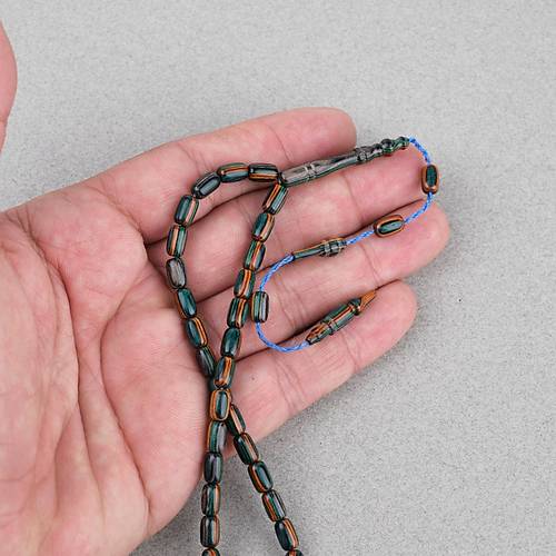 Kafur A�ac� Bilekboy Kaps�l Kesim 4.5x7.5mm Tesbih Kahverengi