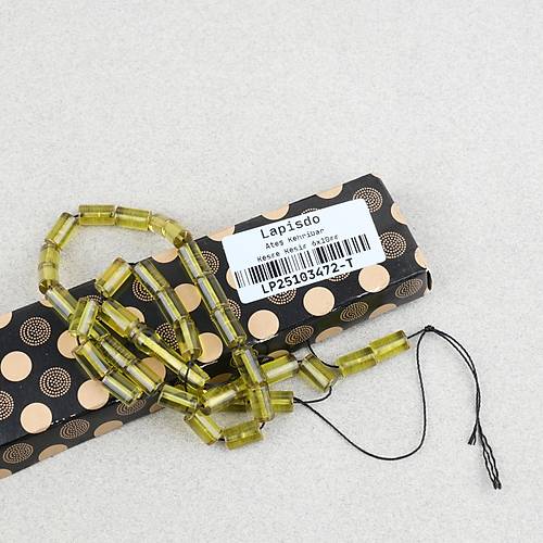 Ate� Kehribar Kesme Kesim 6x10mm Tesbih P�sk�ls�z