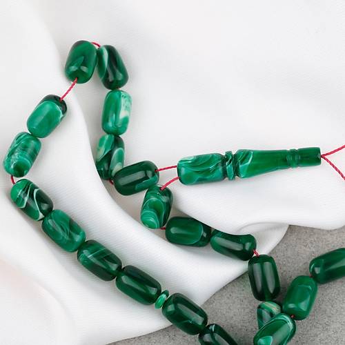 S�kma Kehribar Kaps�l Kesim 7x11mm Tesbih P�sk�ls�z