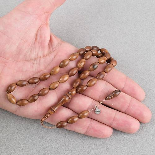 Kuka Orijinal Do�al Lapisdo �mzal� Bilek Boy Arpa Kesim 6.5x11mm Tesbih