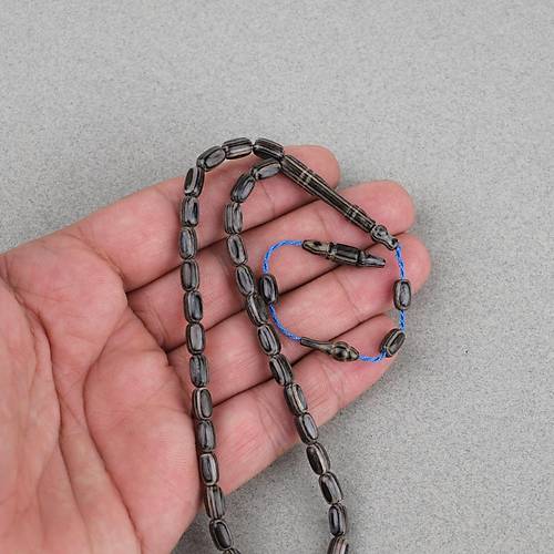 Kafur A�ac� Bilekboy Kaps�l Kesim 4.5x7.5mm Tesbih Gri