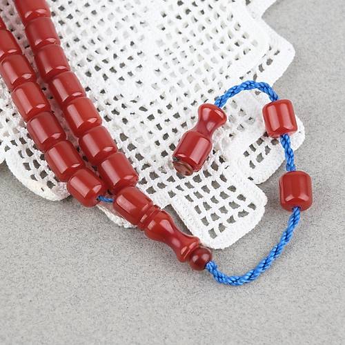 S�kma Kehribar F��� Kesim 10x9mm Tesbih