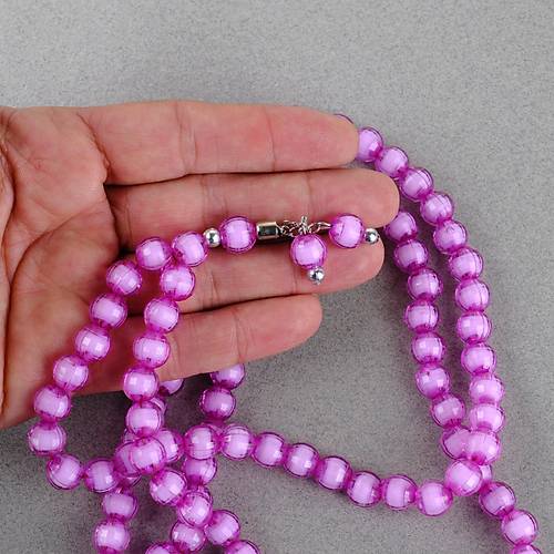 Monomer 99luk K�re Kesim 9mm Namaz Tesbihi  Lavanta
