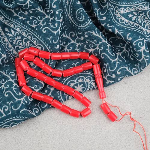 U�ak Cam� Kesme Kesim 7x10mm Tesbih P�sk�ls�z K�rm�z�