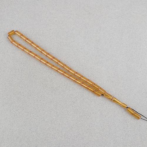 S�kma Kehribar Kesme Kesim 6x10mm Tesbih P�sk�ls�z