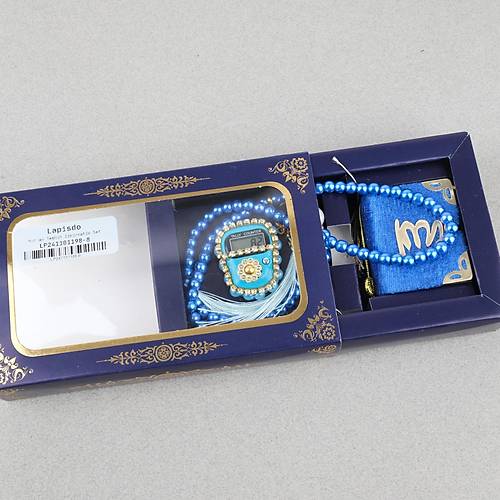Zikirmatik Elektronik Tesbih Kuran ve 99luk Namaz Tesbihi 3l Set