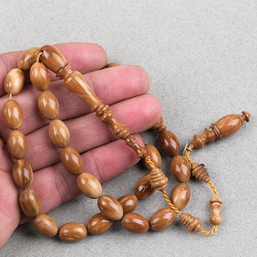 Kuka Usta ��i �mzal� Bademi Kesim 9x14mm Tesbih