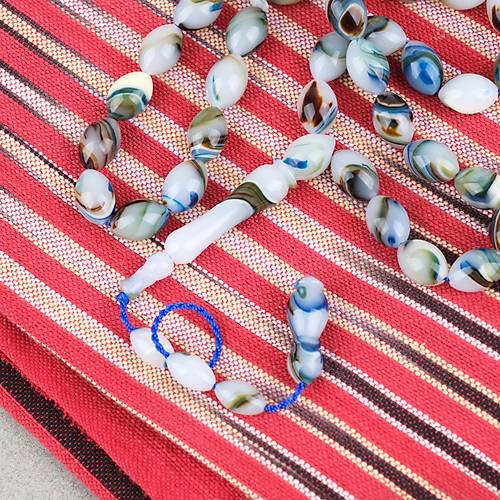 Arizona Katalin Sistemli Beyzi Kesim 8x12mm Tesbih