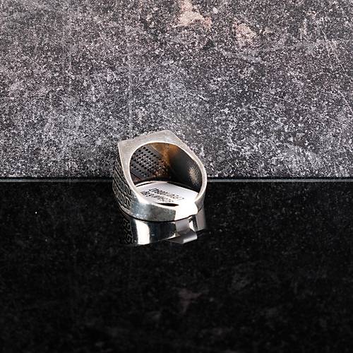Mikro Zirkon 925Ayar Gm Erkek Yzk