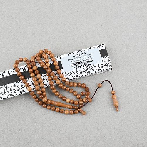 Orijinal Do�al Kuka 99'luk K�re Kesim 6mm Namaz Tesbihi