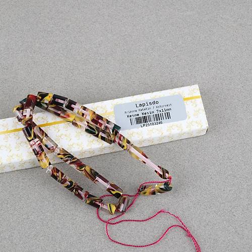 Arizona Katalin Kesme Kesim 7x10mm Tesbih (P�sk�ls�z) - Sedefli