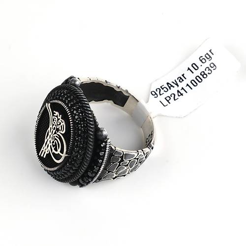 Tural Mikro Zirkon 925Ayar Gm Erkek Yzk