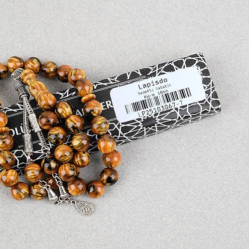 Galalit Sedefli Alpaka P�sk�l K�re Kesim 10mm Tesbih