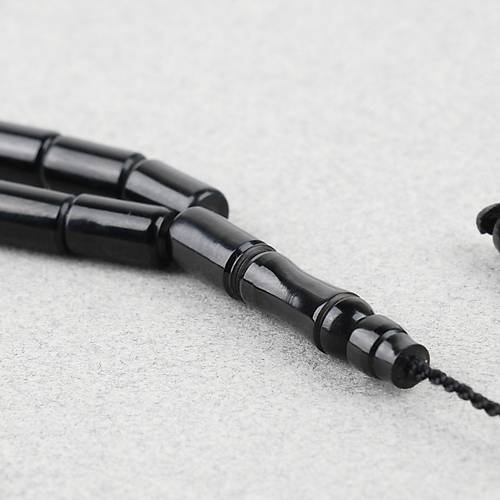 Erzurum Oltu Yumu�ak Kesme Kesim 6.5x10mm Tesbih