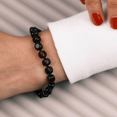 Do�al Damla Kehribar Bileklik