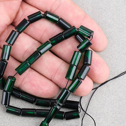 S�kma Kehribar Kesme Kesim 6x10mm Tesbih P�sk�ls�z