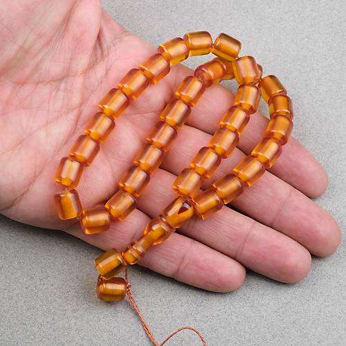 Ate� Kehribar Kaps�l Kesim 9x10mm- Tar��n P�sk�ls�z