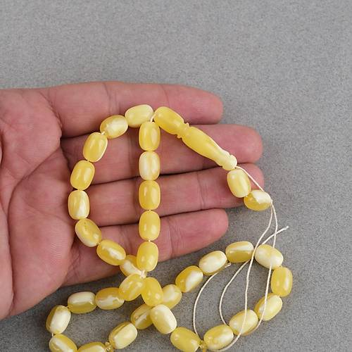 Beyrut Damla Kaps�l Kesim 8x11mm Tesbih - P�sk�ls�z