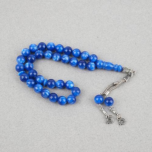 Galalit Bilek Boy Alpaka P�sk�ll� K�re Kesim 10mm Tesbih