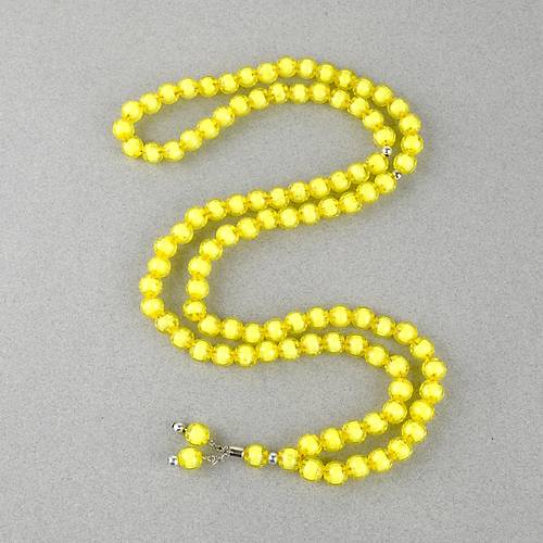 Monomer 99luk K�re Kesim 9mm Namaz Tesbihi Sar�