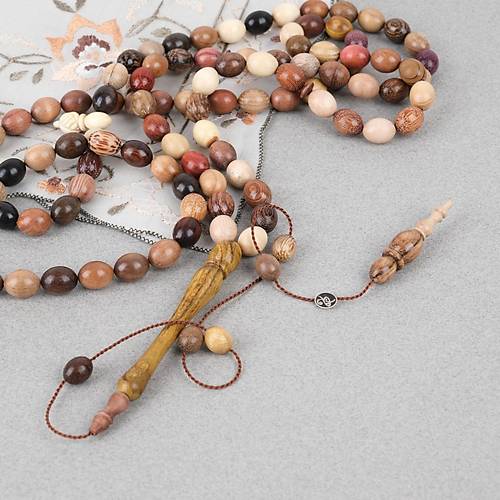 Kar���k A�a� Usta ��i �mzal� 33l� ve 99lu Beyzi Kesim Tesbih Seti