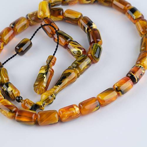 Katalin Usta i mzal Kapsl Kesim 8x12mm Tesbih - Sar