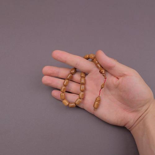 Kuka Maskot Kaps�l Kesim 9x12.5mm Ahmet �zdemir �mzal� Tesbih
