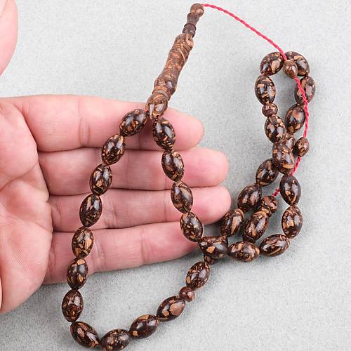 Do�al Tar��n Yumurta Kesim 8.5x13mm Tesbih