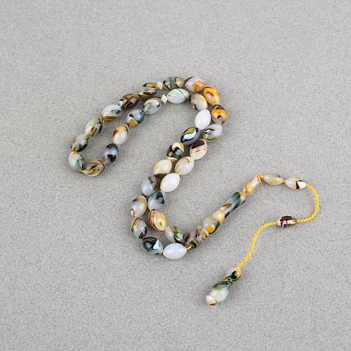 Arizona Katalin Sistemli Beyzi Kesim 8x12mm Tesbih