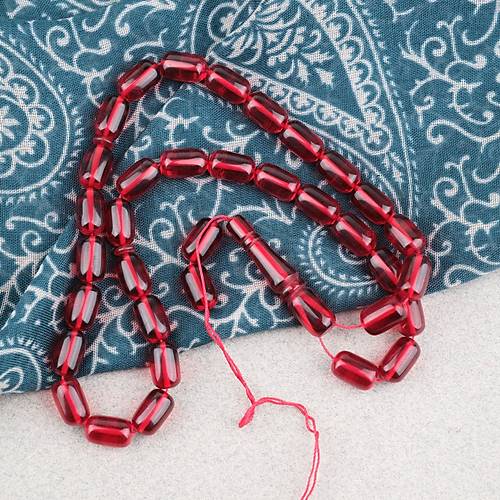 S�kma Kehribar Kaps�l Kesim 7x11mm Tesbih P�sk�ls�z