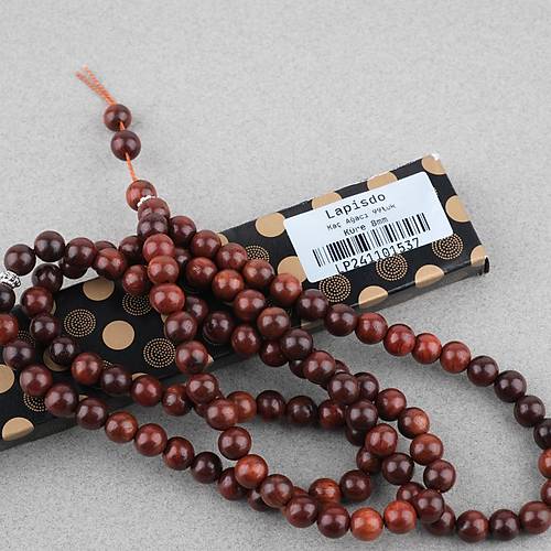 Kan A�ac� 99luk K�re Kesim 8mm Tesbih