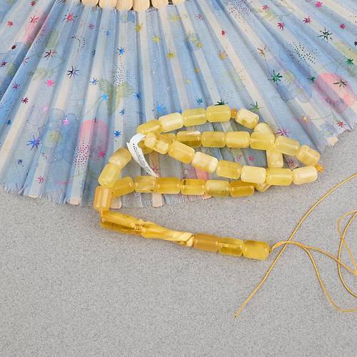 Kaya Damla Kehribar -Balt�k Kaps�l Kesim 8x12mm Tesbih