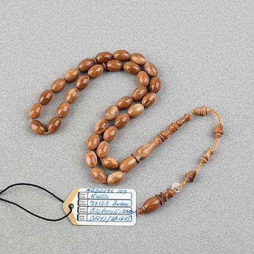 Kuka Usta ��i �mzal� Bademi Kesim 9x14mm Tesbih