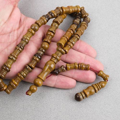 Katalin Usta ��i �zel �ahi Topu Motif Kesim 10x13mm Tesbih