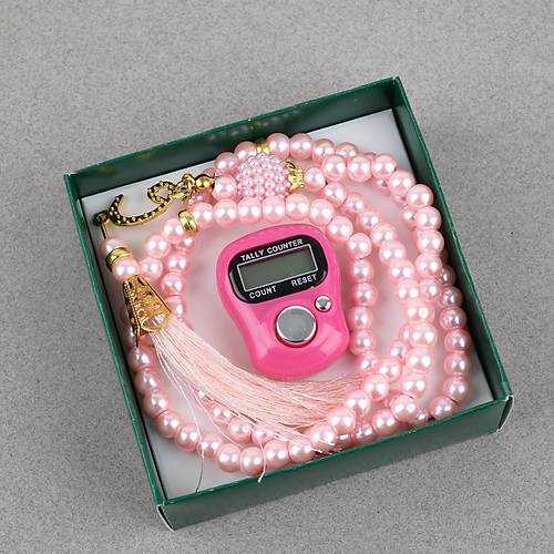 Zikirmatik Elektronik Tesbih ve 99luk Namaz Tesbih Set