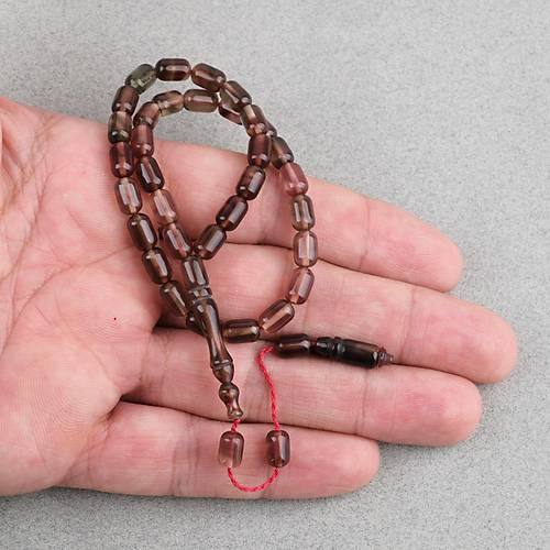 S�kma Kehribar Kaps�l Kesim Sistemli Bilek Boy 5x8mm Tesbih M�rd�m