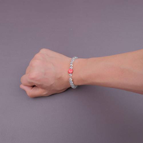Termal Kuvars Do�al Ta� Bileklik+ Tesbih Set Karton Kutulu