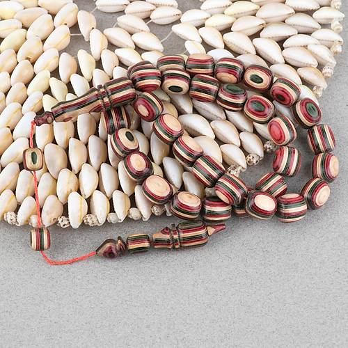 Kafur A�ac� Kaps�l Kesim 11x12mm Tesbih - Ye�il Krem