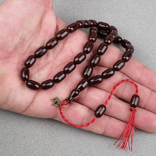 Omari S�kma Kehribar Kaps�l Kesim Oturtma �mameli Sistemli 7.5x12mm Tesbih