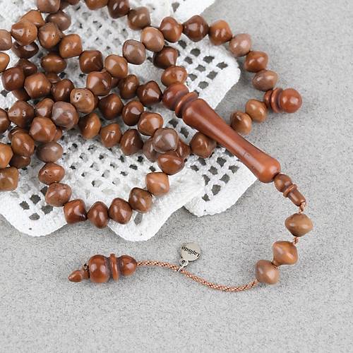 Kuka Orijinal Do�al Lapisdo �mzal� �stanbul Kesim  6x7mm Namaz Tesbihi