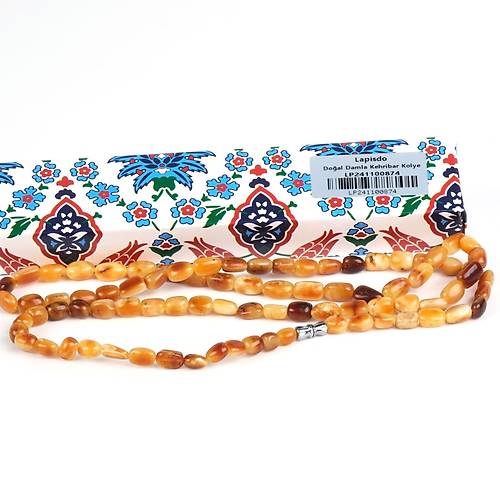 Do�al Damla Kehribar Kolye