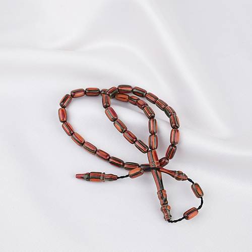 Kafur A�ac� Bilekboy Kaps�l Kesim 4.5x7.5mm Tesbih Turuncu