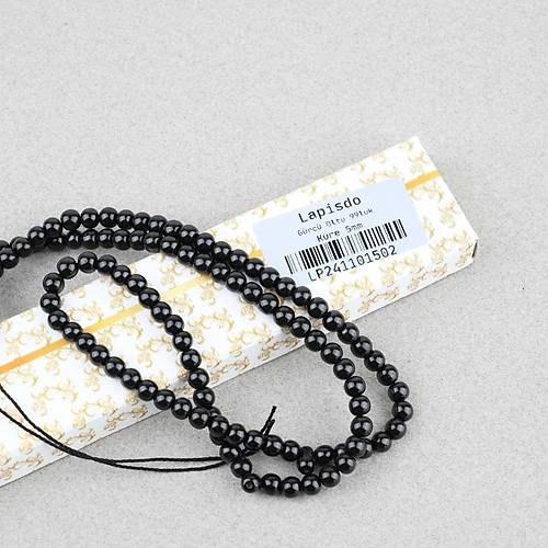 G�rc� Oltu 99luk K�re Kesim 5mm Namaz Tesbihi