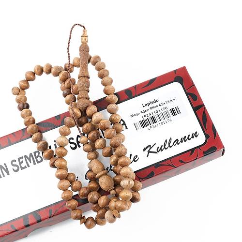 Mango A�ac� 99luk Tekerlek Kesim 7.5x6.5mm Namaz Tesbihi