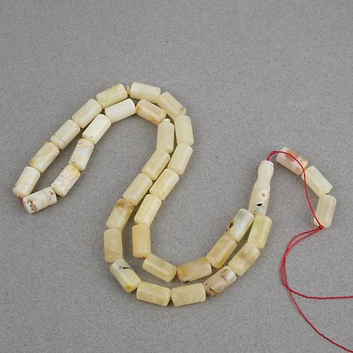 Rus Kaya Damla Kehribar Kesme Kesim 9x18mm Tesbih