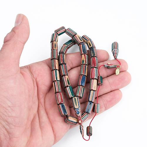 Kafur A�ac� Usta ��i �mzal� Yumu�ak Kesme Kesim 8x12mm Tesbih