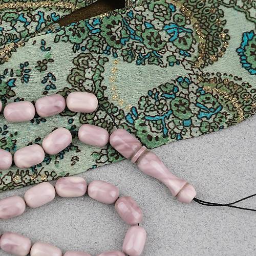 S�kma Kehribar Kaps�l Kesim 7x11mm Tesbih P�sk�ls�z