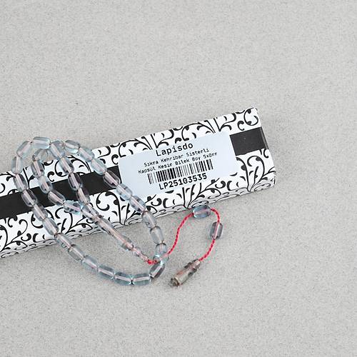 S�kma Kehribar Kaps�l Kesim Sistemli Bilek Boy 5x8mm Tesbih Su Ye�ili